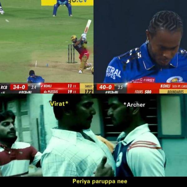 stunning memes from social media after rcb King Virat Kohli beats Mumbai in IPL 2023 