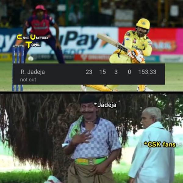 IPL 2023: Stunning Memes from Social media after RR beat CSK by 32 runs 