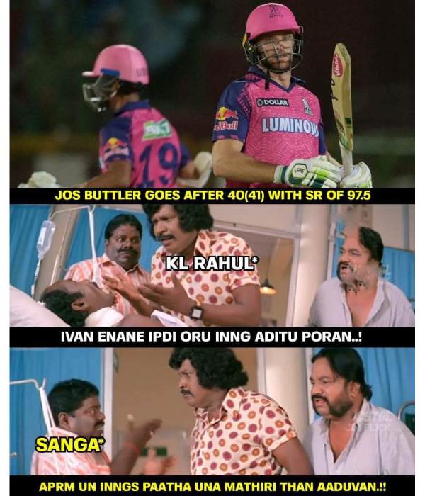 Fans Bashing KL Rahul and riyan parag with no mercy by creating memes