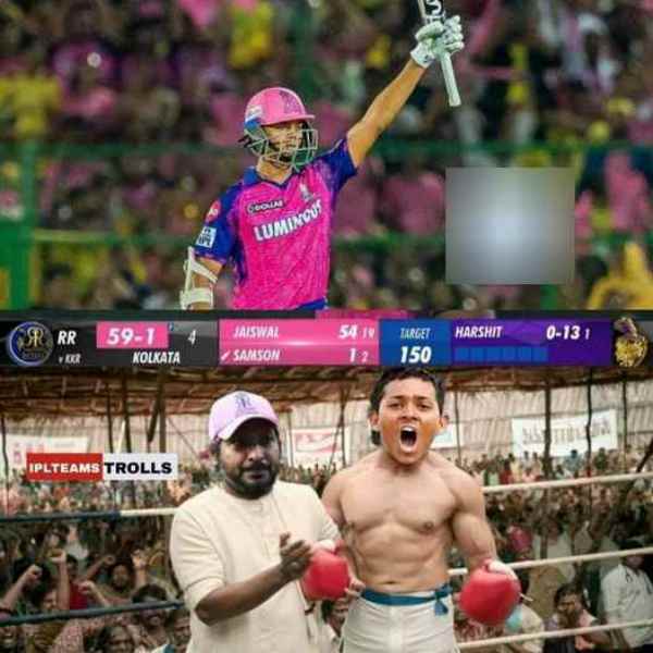 Stunning memes from social Media after Rajasthan Royals beat Kolkata by 9 wickets in IPL 2023 