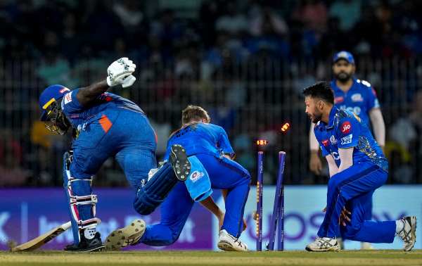 Akash madhwal brilliant spell destroys luknow batting and MI won by 81 runs 