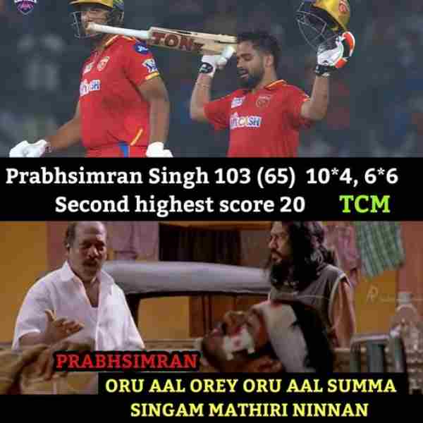 Fantastic Memes from social media after Punjab won by 31 Runs against Delhi Capitals in IPL 2023 