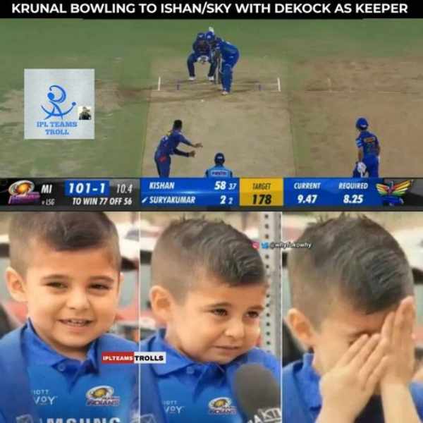 Stunning memes from Social Media, after Lucknow won by 5 runs against Mumbai Indians in IPL 2023 