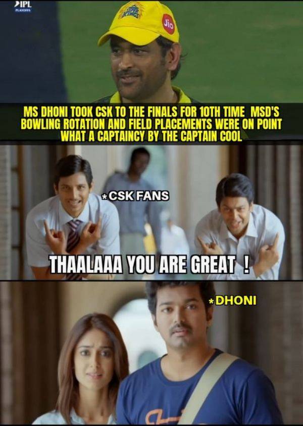 CSK vs GT: Stunning Memes from Social Media after CSK won by 15 Runs against Gujarat and Enters in the IPL Final in 2023 