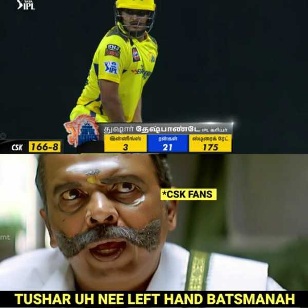 After MS Dhoni Sixes, Fans created Stunning Memes from Chennai batting against Delhi at Chepauk 