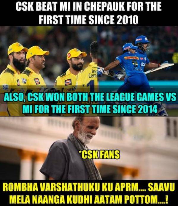 IPL 2023: Stunning Memes from Social Media after CSK beat Mumbai by 6 wickets at Chepauk 