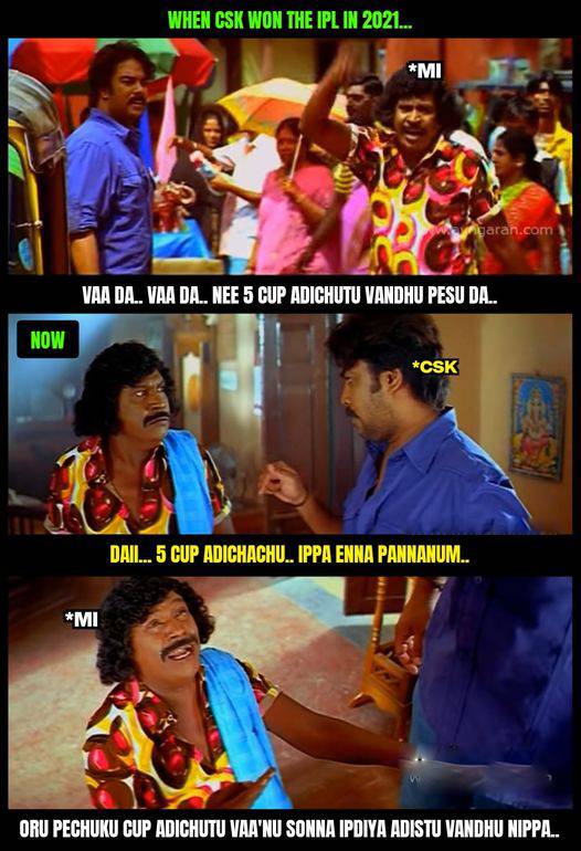 Stunning Memes from Social Media after Chennai won the 5th IPL Trophy by defeating GT by 6 Wickets 