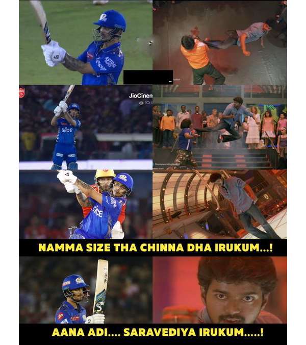 IPL 2023: Stunning Memes from social media after Mumbai beat Punjab by 4 wickets at Mohali 
