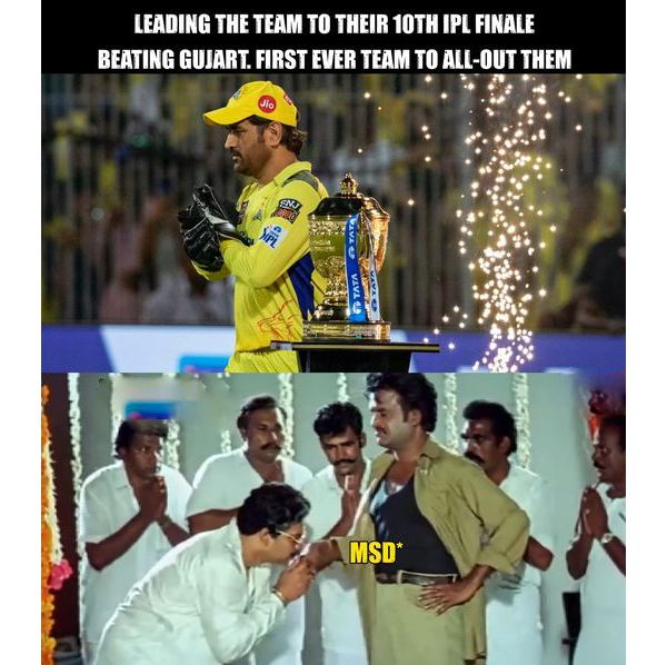 Best Memes from Social Media, After Chennai enters into Finals of IPL 2023 by beating GT in Qualifiers 1 