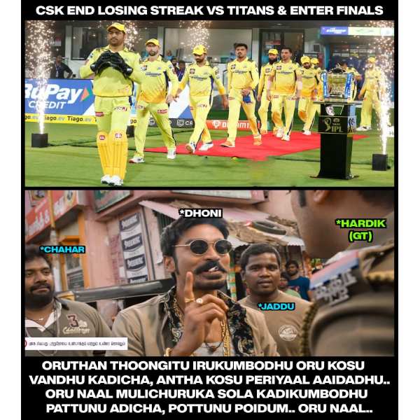 Best Memes from Social Media, After Chennai enters into Finals of IPL 2023 by beating GT in Qualifiers 1 