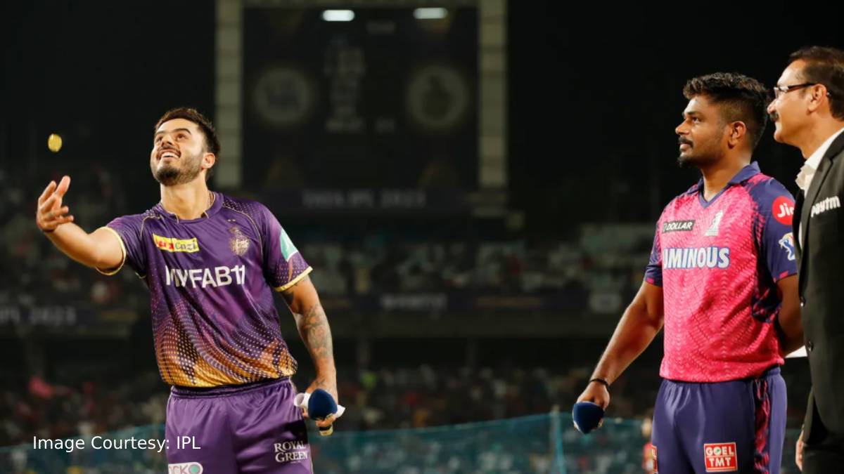 Rajasthan Royals won the toss and chose to bowl against Kolkata 