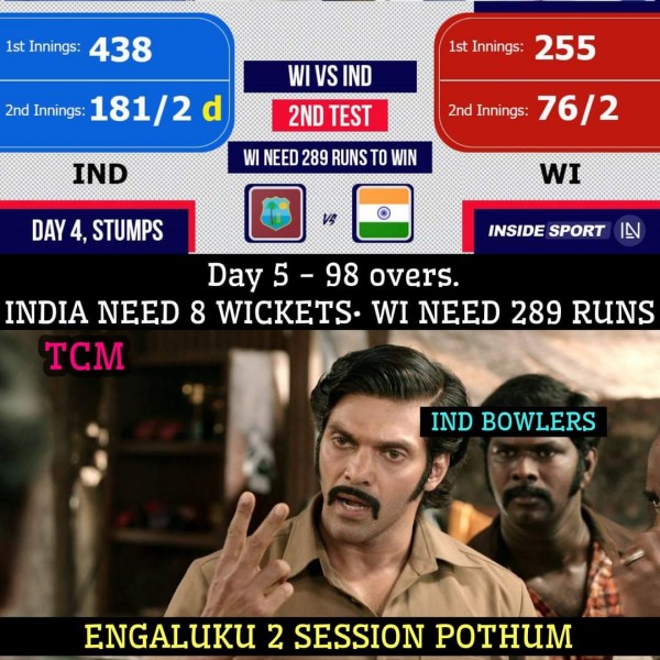 Memes flooded in social network after rohit sharma reaction in ind vs wi 2nd test