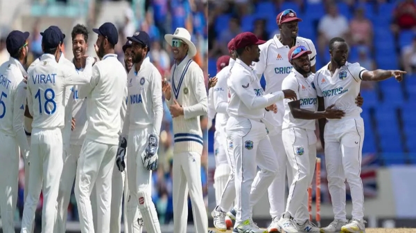  India - West Indies Test Match of Day 5 is delayed due to Heavy Rain