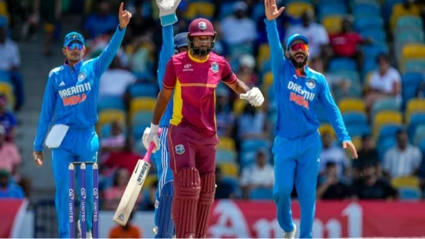 west indies all out for just 114 runs against India inn the 1st ODI 