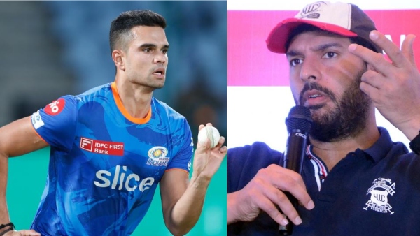 Former Cricketer yuvraj Singh applauds for Arjun Tendulkar bouncer ball in deodhar trophy 