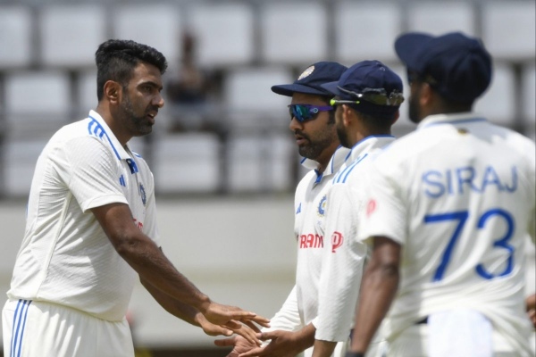 Rohit sharma lauds R Ashwin bowling performance in WI 1st test 