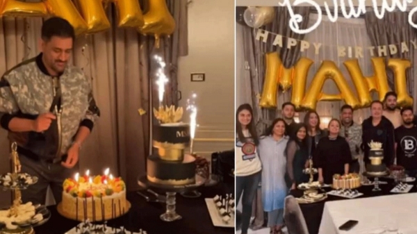 Rishabh Pant Celebrated MS Dhoni Birthday by cutting the cake video is Trending 