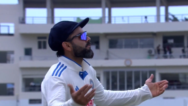 Virat Kohli celebrated the test victory with a special dance against West Indies 