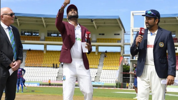 Ind vs wi 2nd test - rohit sharma made one change as mukesh made debut 