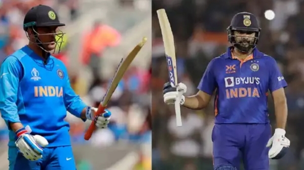 Rohit sharma breaks MS Dhoni record for most runs in international cricket 