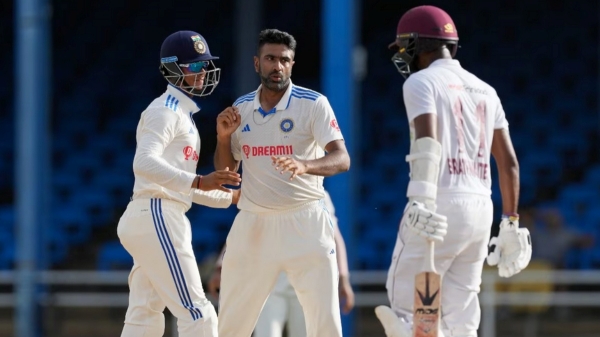 India need 8 Wickets to Win the 2nd Test Match against West Indies at Trinidad 