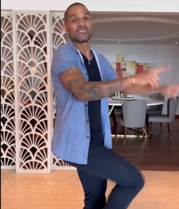PBKS Captain Shikar Dhawan dancing for the Naa Ready song from Leo Movie reels is Trending 