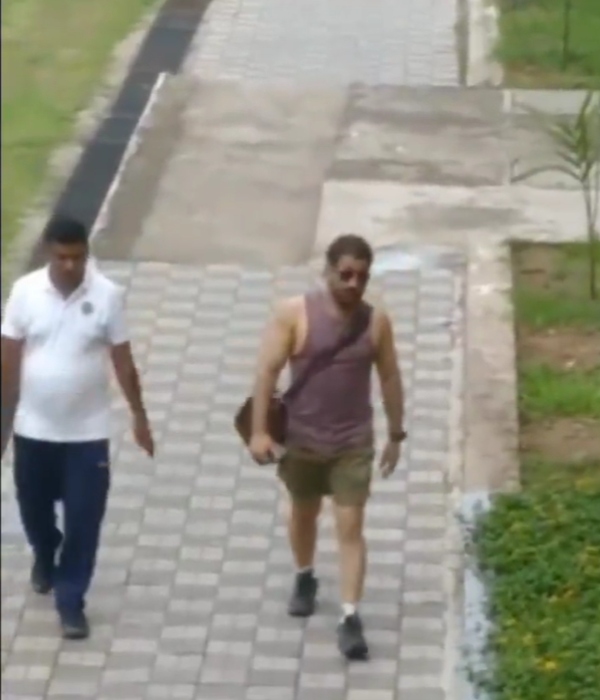 CSK Captain MS Dhoni walking after a gym session video is trending on social Media 