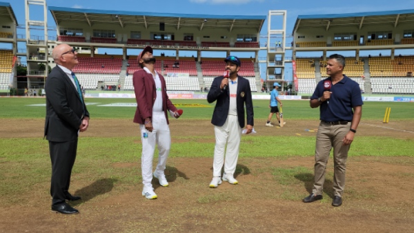 india giving chance to two debutants as west indies won the toss and choose to bat