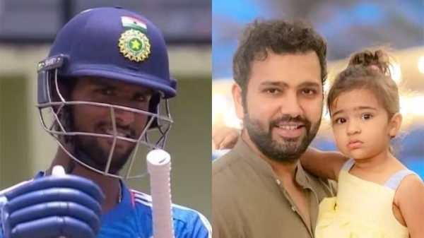Tilak Varma dedicated the celebration after fifty to samaira who is the daughter of Rohit Sharma 