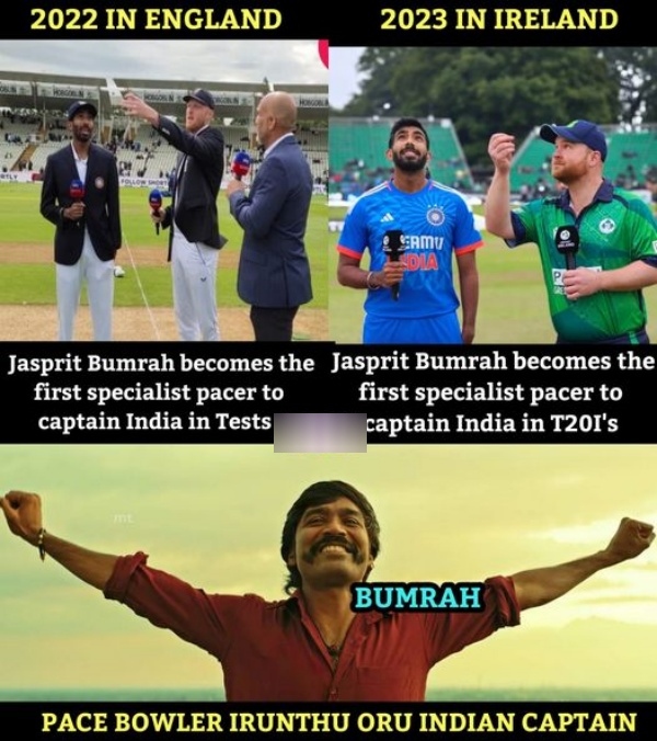 Fantastic memes from Social media after india won by 2 runs against ireland and Bumrah Come back 