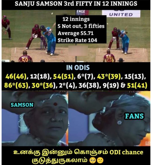 Trending Memes after Indian won by 200 Runs and Won the ODI Series against West Indies 