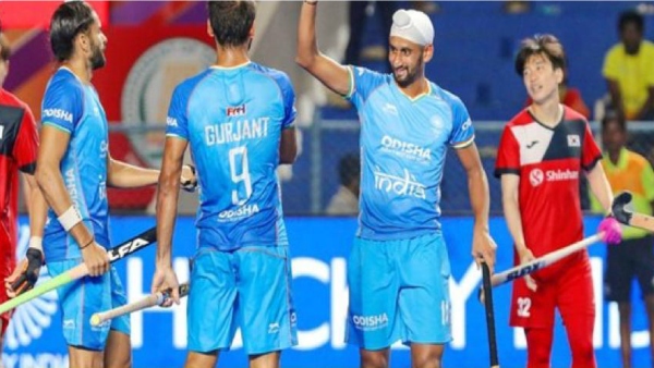 India beat defending Champion South Korea by 3-2 and enters in Semi Final in the Asian Hockey Champions Trophy 2023 Hockey 