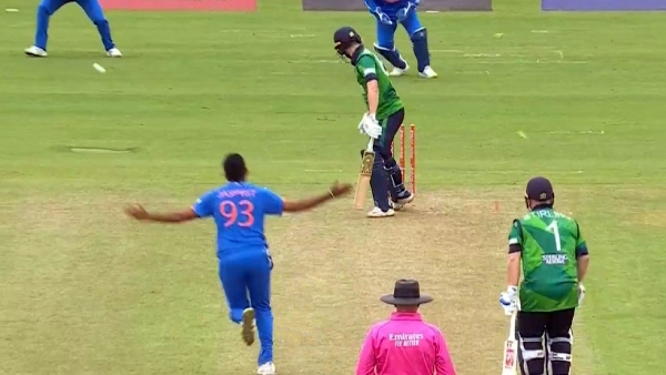 Jasprit bumrah picks 2 wickets in a first over after returning from injury 