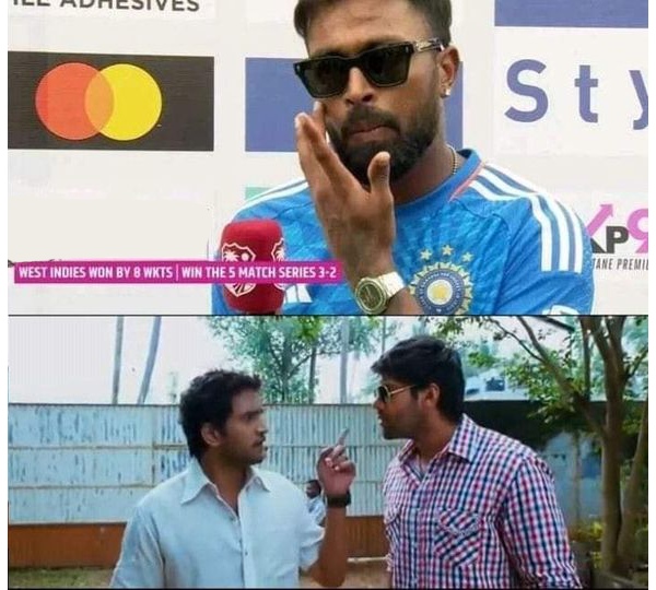 Fantastic memes from Social media after india lost the t20 series against west indies 