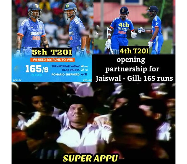 Fantastic memes from Social media after india lost the t20 series against west indies 