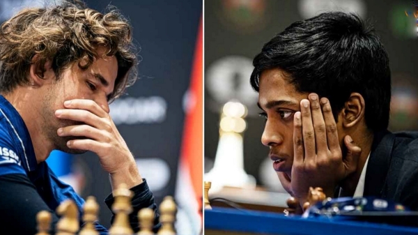 Indian people rooting Praggnanandhaa in the chess world cup finals against Magnus Carlsen 
