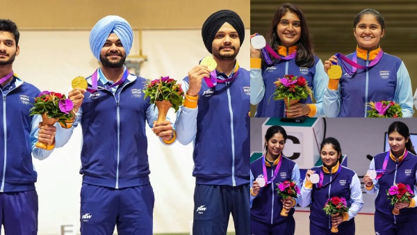 Asian games day 7 medal tally and india position in table