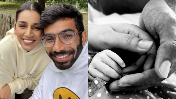 Jasprit bumrah announced his son birth with heartfelt message