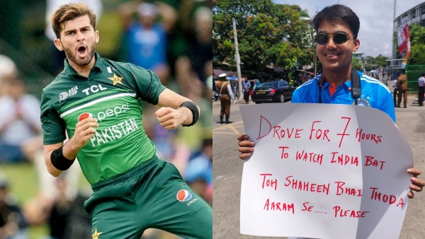 IND vs PAK : Indian fan request Shaheen to go easy 