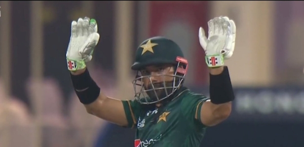 India Pakistan match - Mohammed rizwan fake appeal irsks fans 