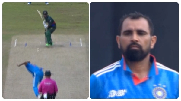 India Bangladesh match - Terrific Bowling from Mohammed shami clean bowled liton das