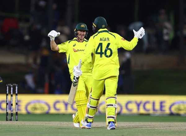 Marnus Labuschagne came as a concussion substitue against South Africa in the first ODI 