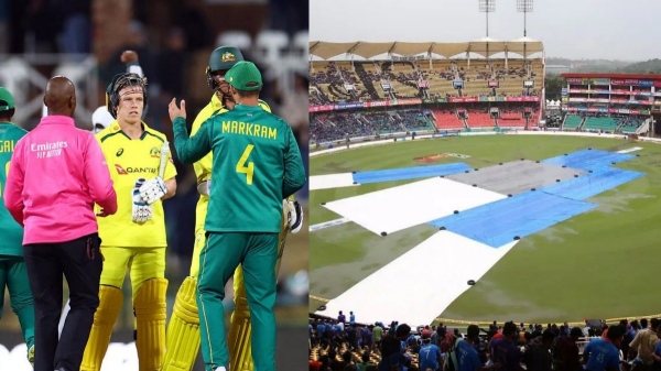 Australia and South African cricket teams affected by rain in thiruvananthapuram Australia and South African cricket teams affected by rain in thiruvananthapuram