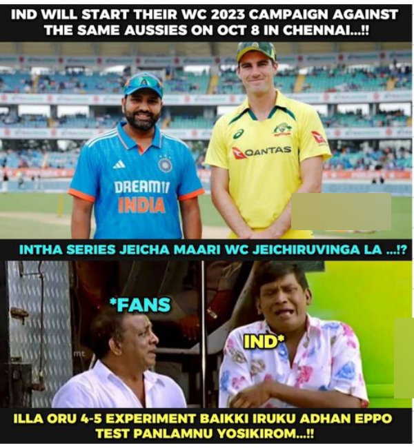 Fantastic Memes from Social Media after India lost by 66 Runs against Australia in the 3rd ODI at Rajkot 