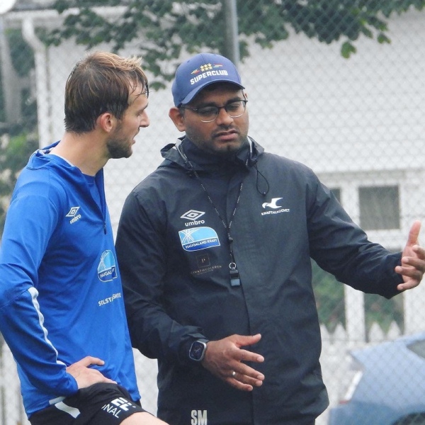 First eelam Tamil to become a football coach in europe club 