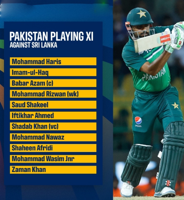 PAK vs SL : Pakistan dropped 5 players 