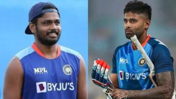 Is Sanju Samson lower in performance than Suryakumar Yadav? 