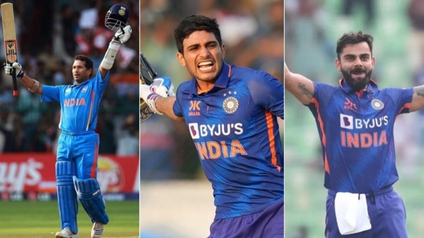 Sachin Tendulkar and Virat Kohli Records broken by shubman Gill after the 6th Hundred against Australia at Indore Sachin Tendulkar and Virat Kohli Records broken by shubman Gill after the 6th Hundred against Australia at Indore