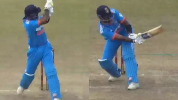 Suryakumar yadav hit 4 consecutive sixes in India vs Australia 2nd ODI