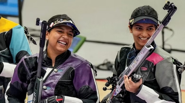 Asian Games 2023: Indias Sift Samra wins GOLD and Ashi Chouksey wins Bronze medal in 50m Rifle 3P Shooting 
